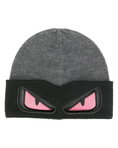 fendi coat eyes|Fendi eyes beanie.